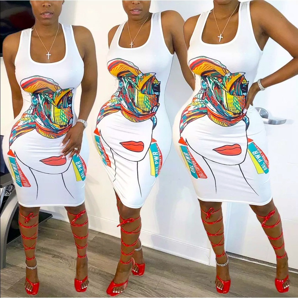 Woman’s Image Bodycon Dress